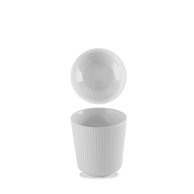 Churchill White Unhandled Cup 10oz | Box of 12
