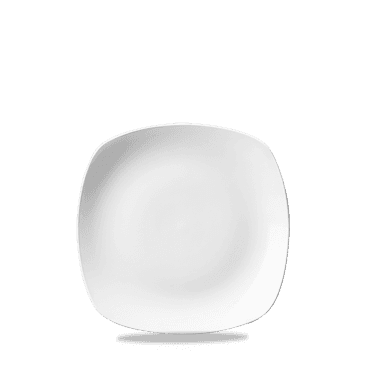 White X Squared Square Plate 6.5" | Box of 12
