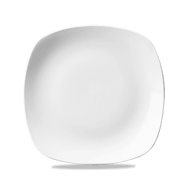 White X Squared Square Plate 8.5" | Box of 12
