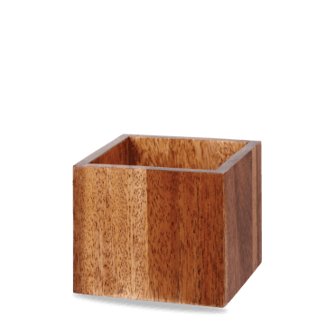 Wood Buffet Cube - Small 4.8" Op Stk 4 | Box of 4