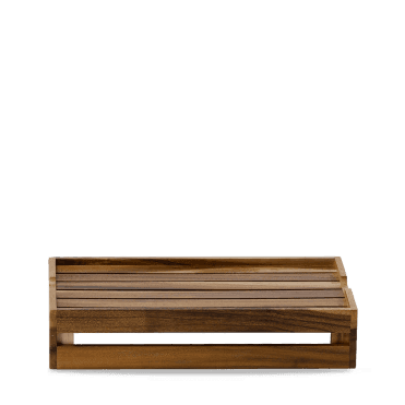 Wood L/S Stkng Crate Riser 44.5X25.8X9.4cm | Box of 2