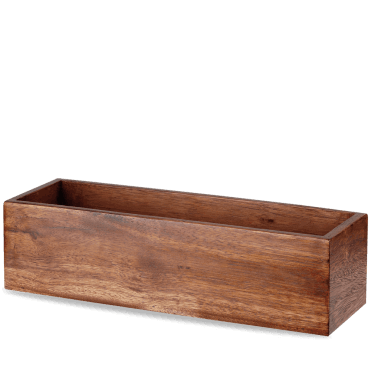 Wood Rect Buffet Riser 22X7 1/8" | Box of 2