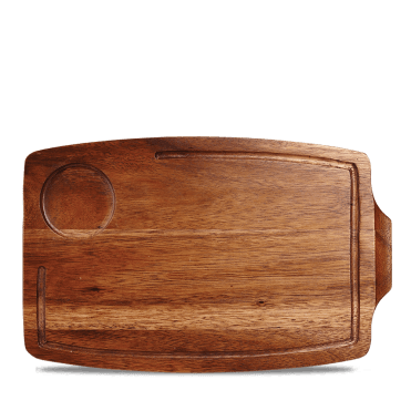 Wood Rectangular Serving Board 13 5/8X8 5/8" | Box of 6