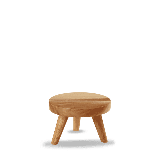 Churchill Wood Round Small Stand | Box of 4