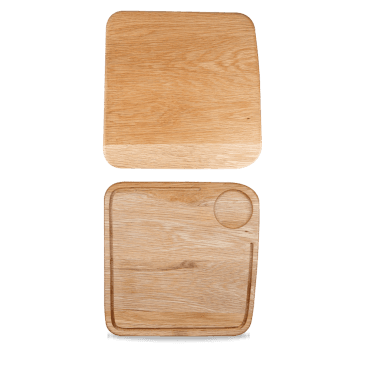 Wood Square Board Large 12"X12"X0.8" | Box of 4