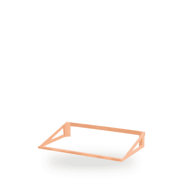Beech Wood Crates Low Slanted Riser 10cm | Box of 4