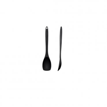 Black Silicone Spoon 30cm
