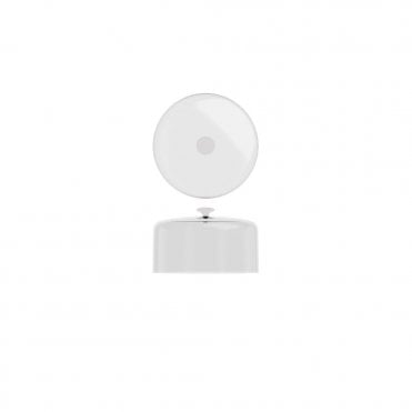 Clear PC Dome Lid With White Handle 26.5 x 16.2cm