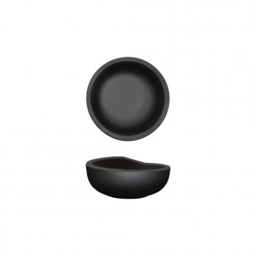 Black Copenhagen Round Melamine Bowl 8.5 X 3.5Cm | Box of 24
