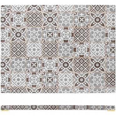 Grey Marrakesh Melamine GN1/2 Slab 32.5 x 26.5cm