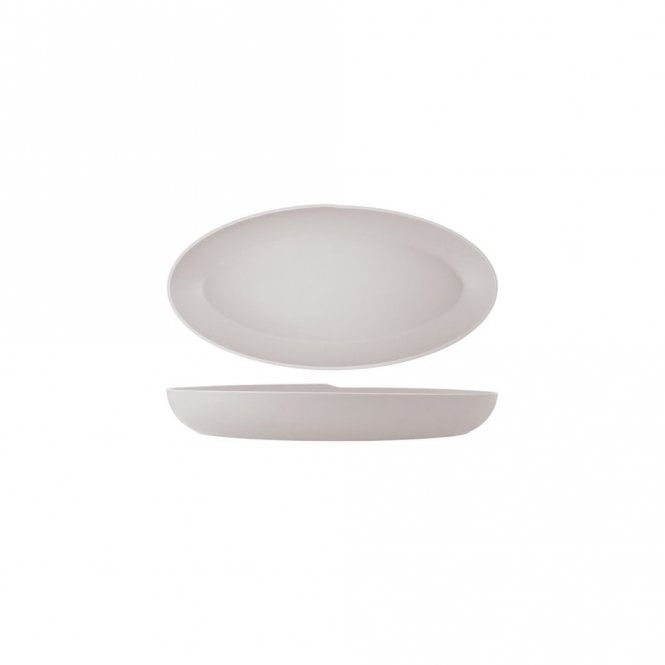 Creative Hospitality White Copenhagen Oval Melamine Deep Dish 55 x 27.5 x 7.5cm