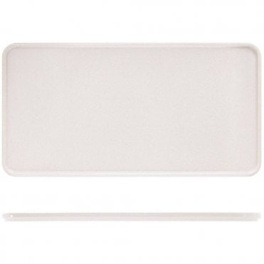 White Tokyo Melamine Bento Box Lid 34.8 X 18Cm | Box of 6