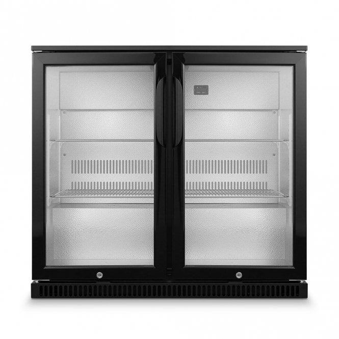 Crosbys Black 2 Door Bottle Cooler