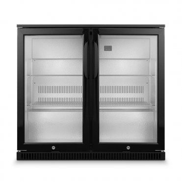 Black 2 Door Bottle Cooler