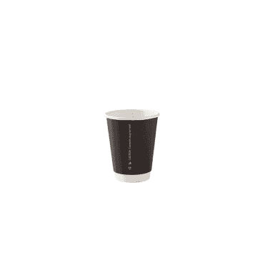 Black Double Wall Cups 8oz | Box of 500