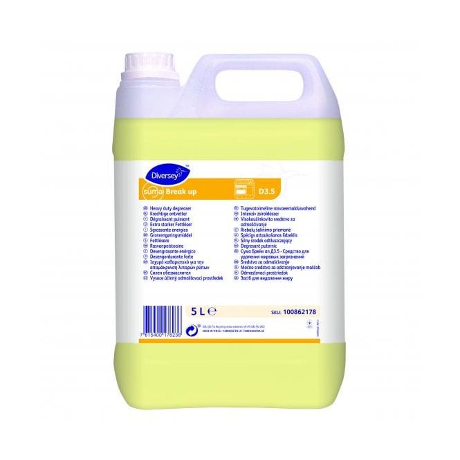 Diversey  Suma Break Up D3.5 Degreaser 5Ltr