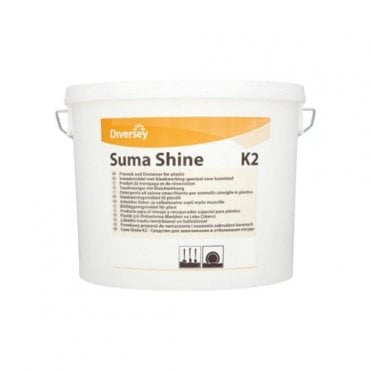 Suma K2 Shine Pre-Soak & Destainer for Plastic 10kg