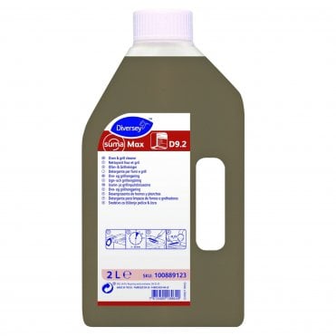 Suma Max D9.2 Oven & grill cleaner 6x2Ltr