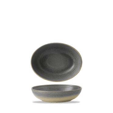 Evo Granite Deep Oval Bowl 216mm | Pack of 6