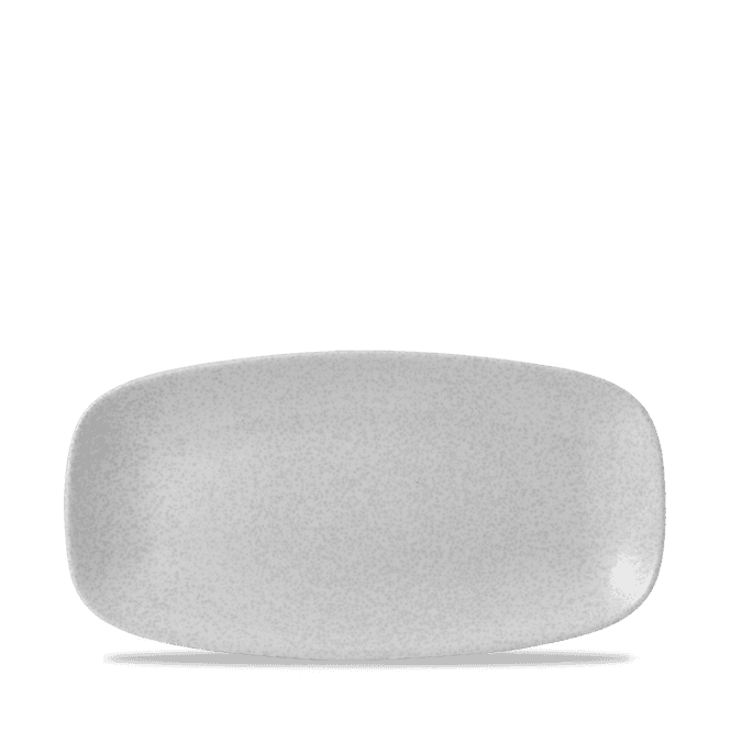 Dudson Evo Origins Fawn White Chefs Oblong Plate 11 3/4X6