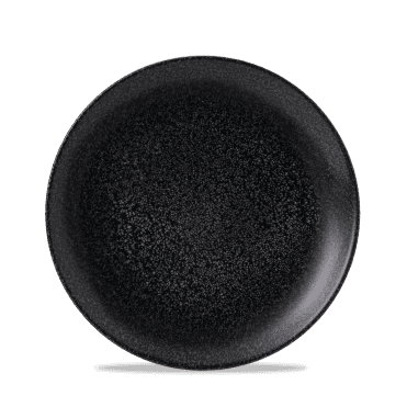 Evo Origins Midnight Black Coupe Plate 217mm | Pack of 12