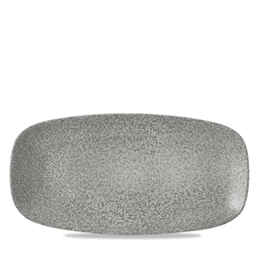 Evo Origins Natural Grey Chefs' Oblong Plate 29.8 x 15.3cm 11 3/4" x 6" | Pack of 12