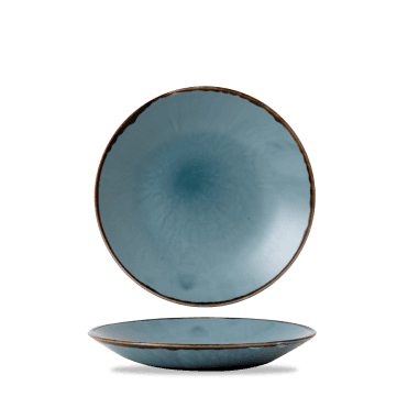 Harvest Blue Deep Coupe Plate 25.5cm 10" | Pack of 12