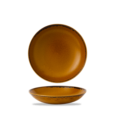 Harvest Brown Evolve Coupe Bowl 18.2cm 7 1/4" 42.6cl 15oz | Pack of 12