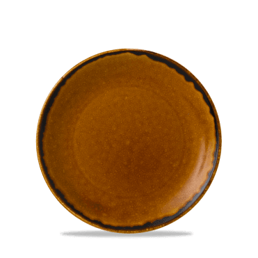 Harvest Brown Evolve Coupe Plate 16.5cm 6 1/2" | Pack of 12