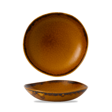 Harvest Brown Trace Organic Bowl 25.3cm 9 7/8" 110cl 38oz | Pack of 12