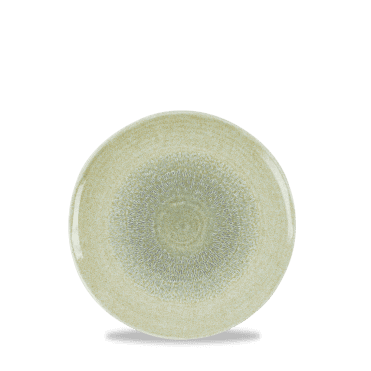 Harvest Grain Speckled Green Organic Coupe Plate 29.5cm | Box of 12