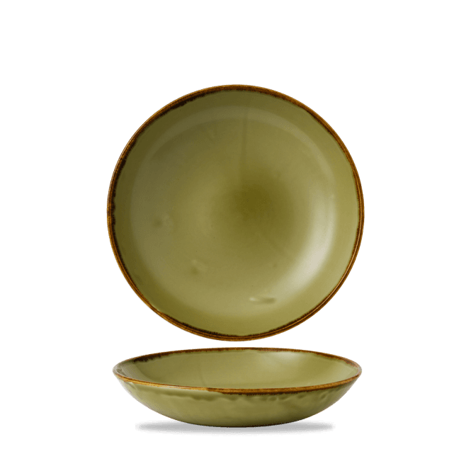 Dudson Harvest Green Evolve Coupe Bowl 24.8cm 9 3/4
