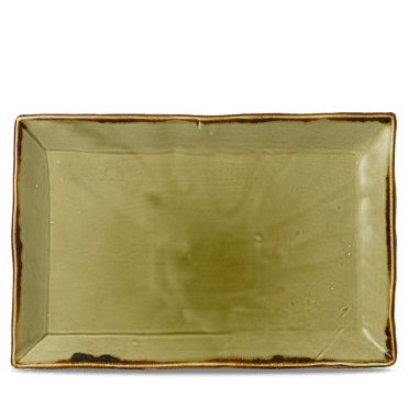 Harvest Green Large Rectangular Tray 33.6 x 23cm | Pack of 6