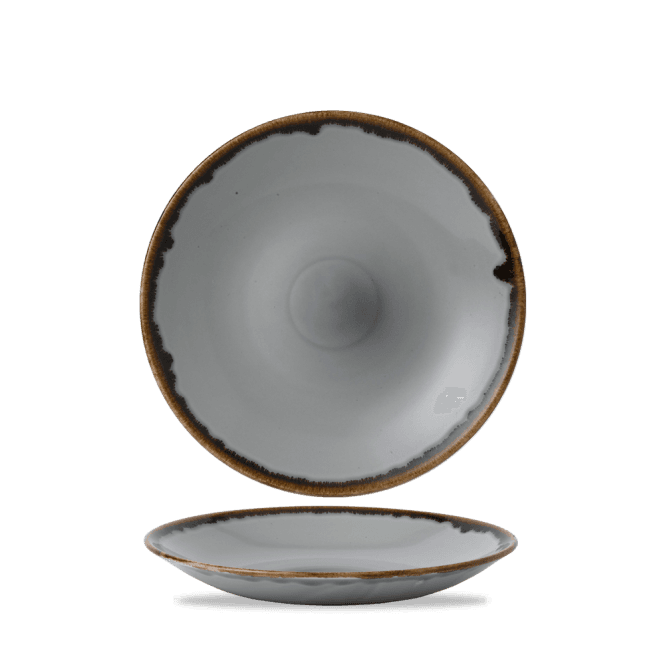 Dudson Harvest Grey Deep Coupe Plate 255mm | Pack of 12