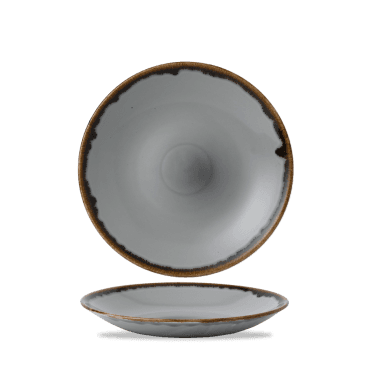 Harvest Grey Deep Coupe Plate 255mm | Pack of 12