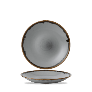 Harvest Grey Deep Coupe Plate 355mm | Pack of 12
