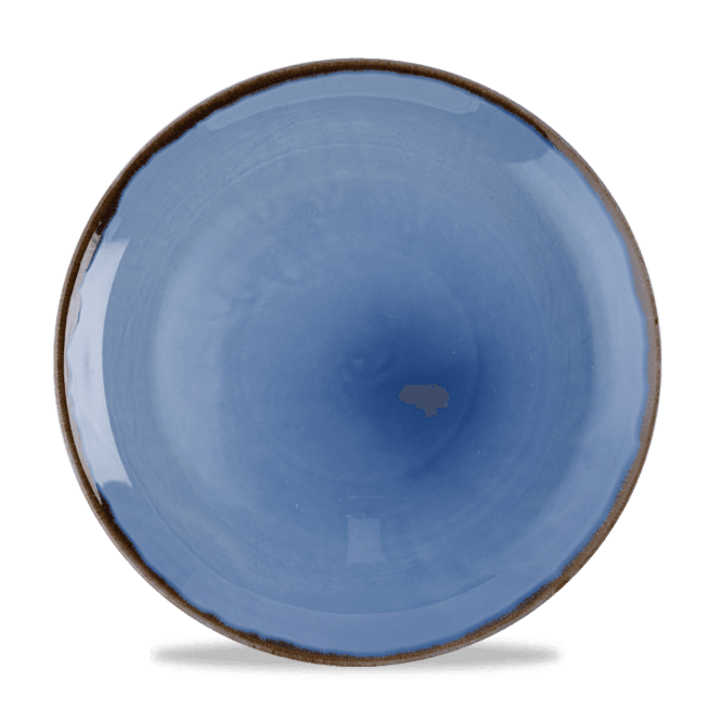 Dudson Harvest Indigo Coupe Plate 11.25