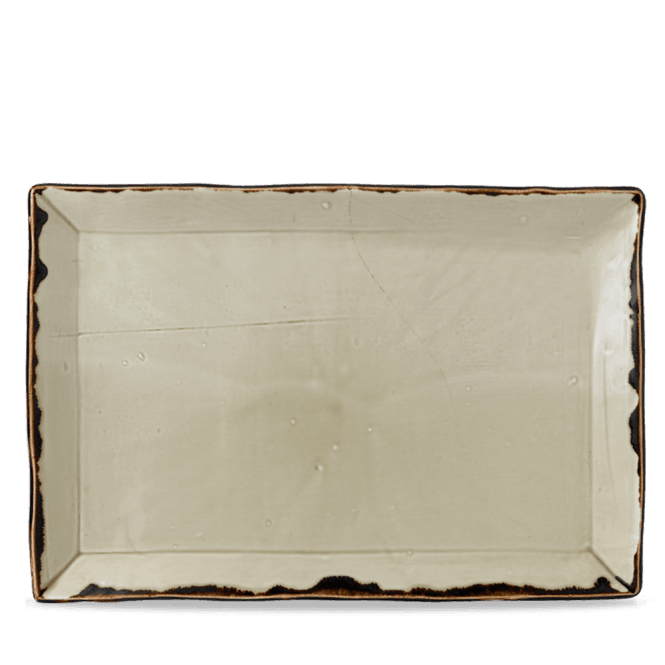 Dudson Harvest Linen Large Rectangular Tray 33.6 x 23cm | Pack of 6