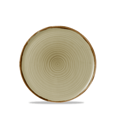 Harvest Linen Organic Coupe Flat Plate 12 1/2" | Box of 6