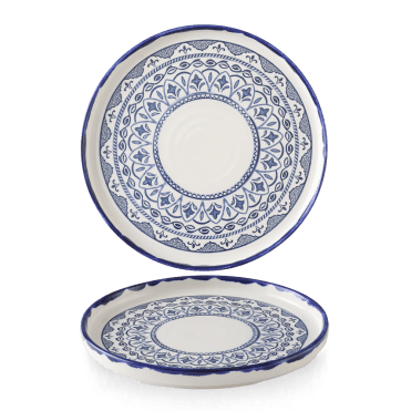 Harvest Mediterranean Moresque Walled Plate 10 2/8" | Box of 6