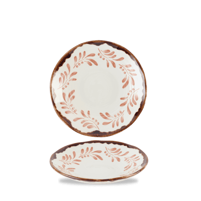 Dudson Harvest Mediterranean Terracotta Organic Coupe Bowl 21cm (42.6cl) | Box of 12