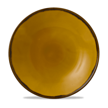 Harvest Mustard Coupe Plate 11.25" | Box of 12