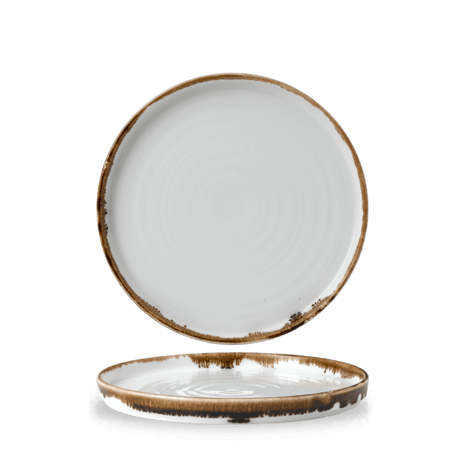 Dudson Harvest Natural Walled Plate 210mm | Pack of 6