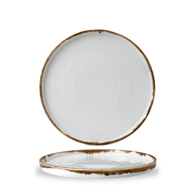 Dudson Harvest Natural Walled Plate 260mm | Pack of 6