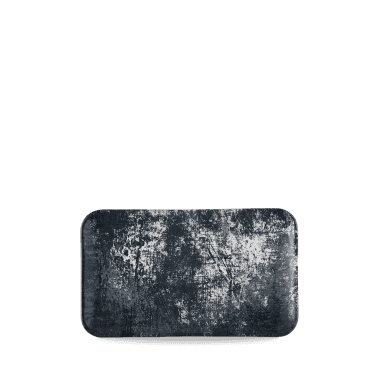 Dudson Makers Collection Urban Blk Organic Rectangular Plate 10.6X6.3" | Box of 12
