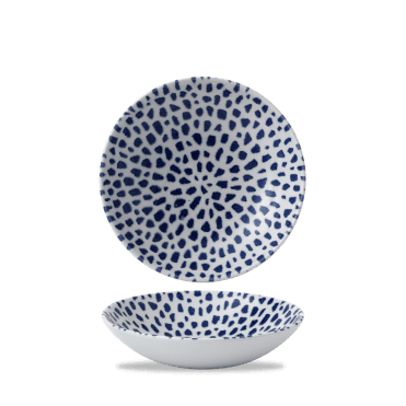 Terrazzo Blue Coupe Bowl 14.99 fl oz 182mm | Pack of 12