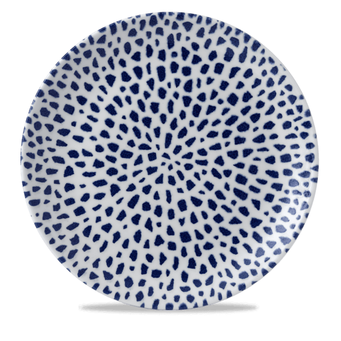 Dudson Terrazzo Blue Coupe Plate 288mm | Pack of 12