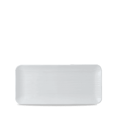 Dudson White Organic Coupe Rect Platter 13 3/4X6 1/4" | Box of 6