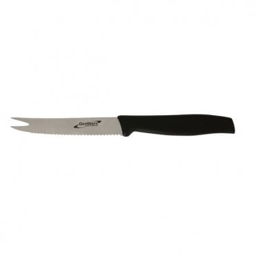 Genware 4" Bar Knife (Serrated) W/ Fork End