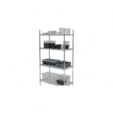 GenWare 4 Tier Wire Racking 91 x 45 x 183cm